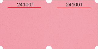 Standard Blank Marquee Roll Ticket Pink