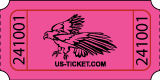 Standard Eagle Roll Ticket Magenta