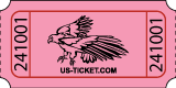 Standard Eagle Roll Ticket Pink