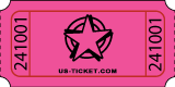 Standard Star Roll Ticket Magenta